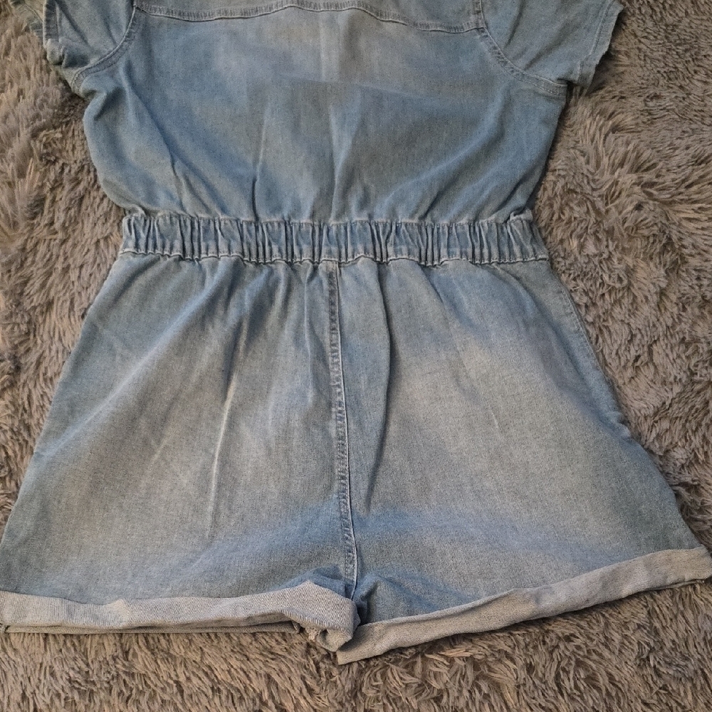 Celebrity Pink Denim Jumpsuit - Blue - Picture 7 of 8